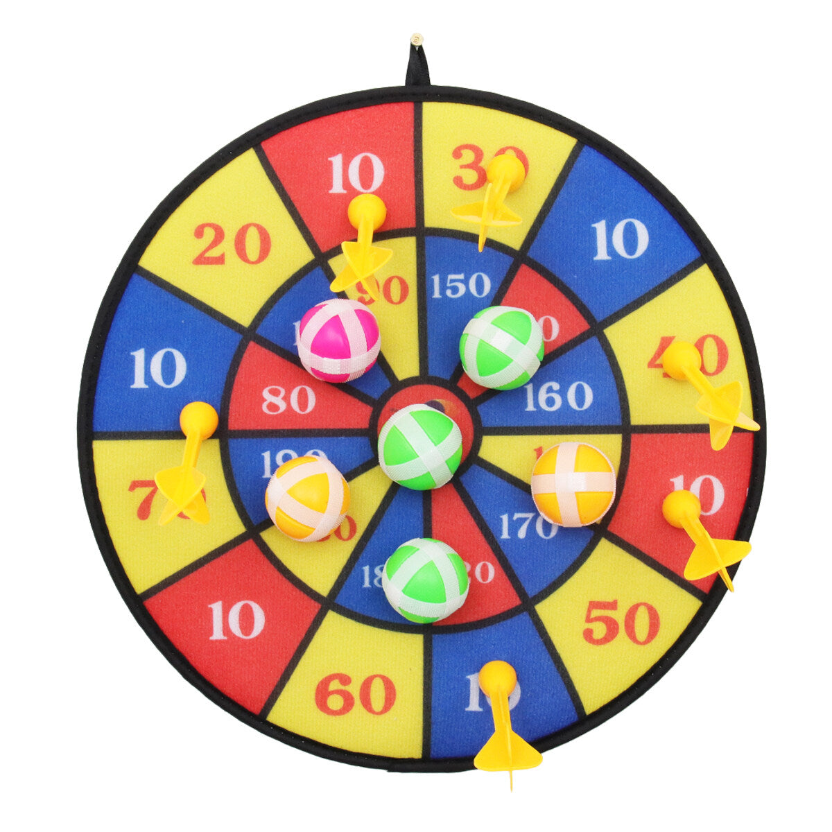 Flocking Dart Board with 4pcs Darts Dartboard Set U156