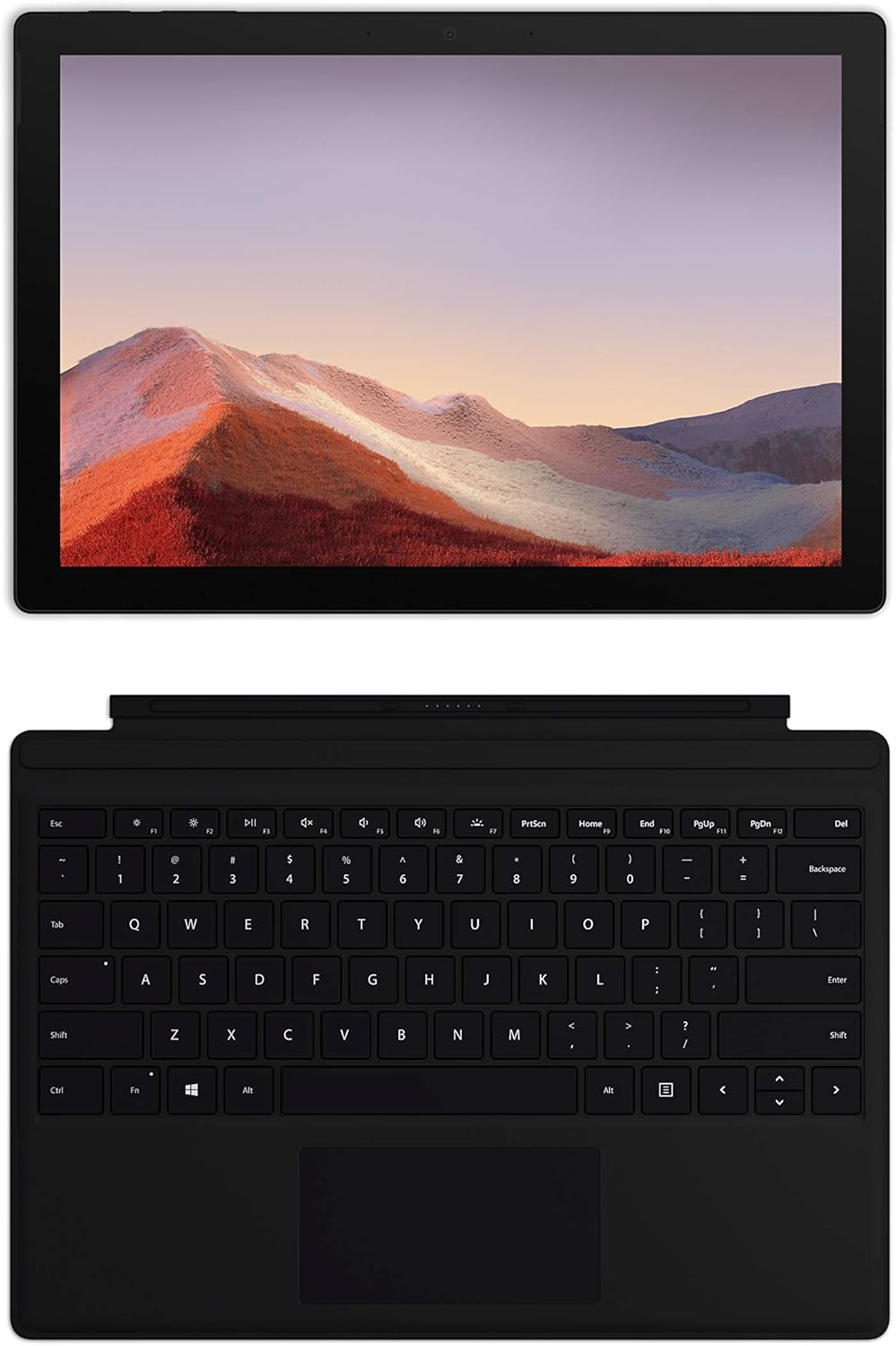 12.3" Touch-Screen 10th Gen Intel Core i7 16GB Memory 256GB SSD Matte Black Tablet with Black Type Cover L770