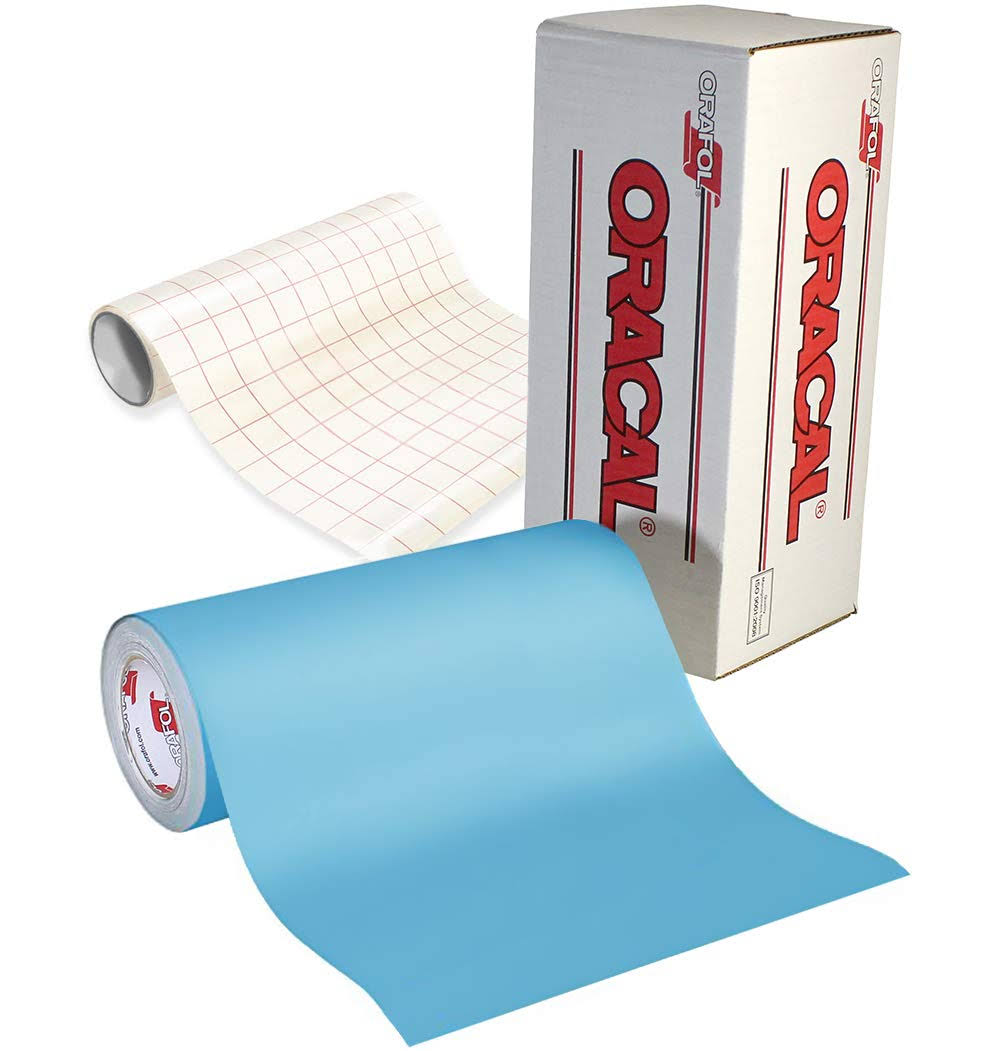 Low-Tack Paint Stencil Vinyl Roll Bundle (50ft x 1ft w/Transfer Paper) M3740