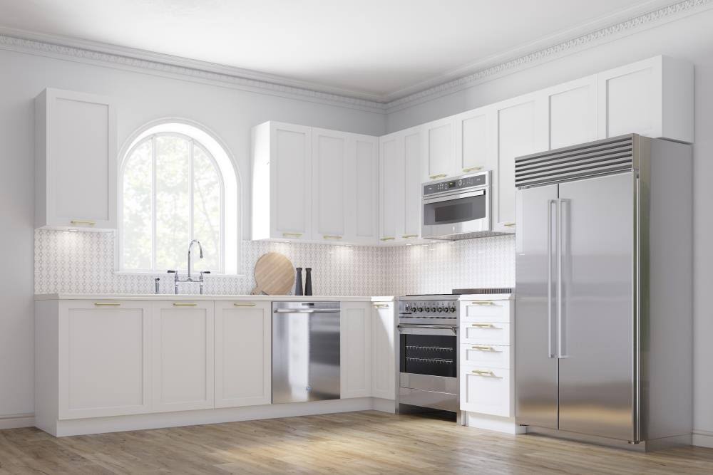 Shaker White Stock Base Cabinet N840