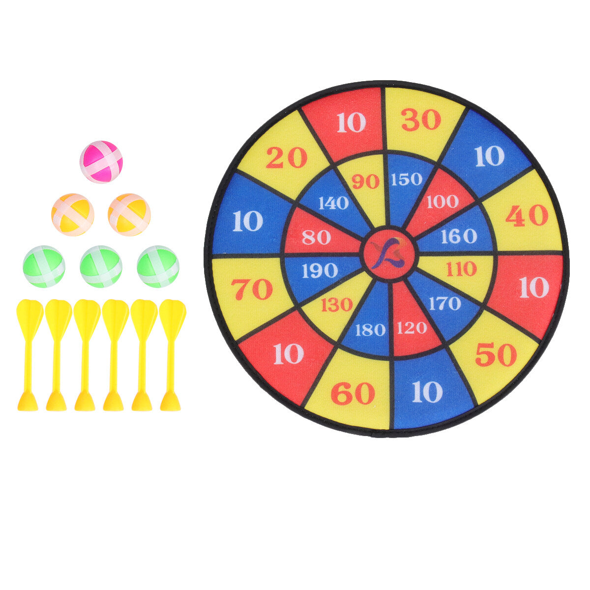 Flocking Dart Board with 4pcs Darts Dartboard Set U156