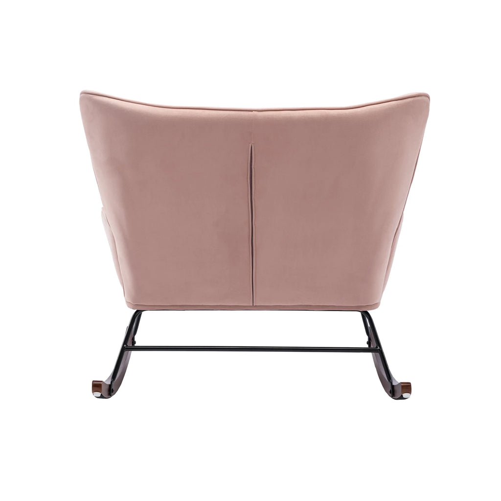 High Back Rocking Fabric Nursery Sofa M89599