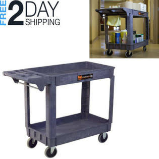 Mobile Service Utility Cart with Swivel Casters Wheels H321
