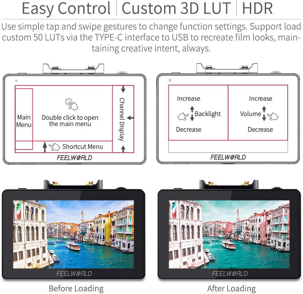 5.5 Inch Wireless DSLR Camera Field Monitor E426