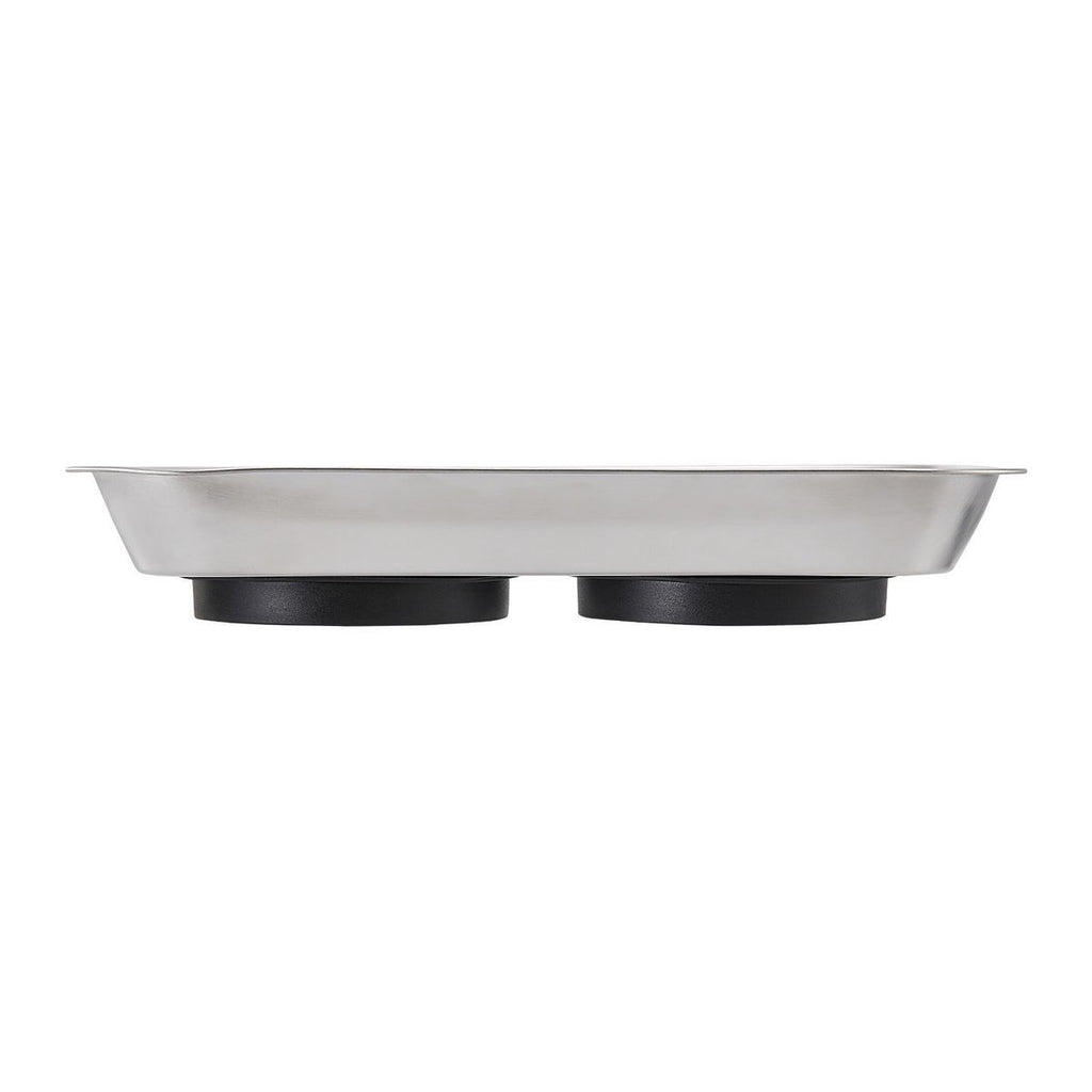 9-1/2 in. x 5-1/2 in. Magnetic Stainless Steel Parts Tray S3641