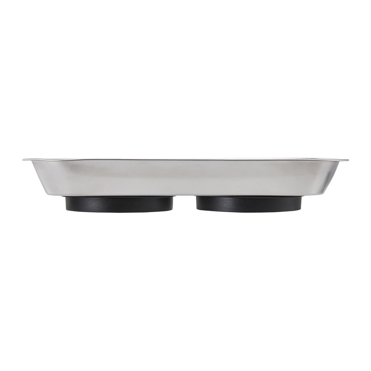 9-1/2 in. x 5-1/2 in. Magnetic Stainless Steel Parts Tray S3641