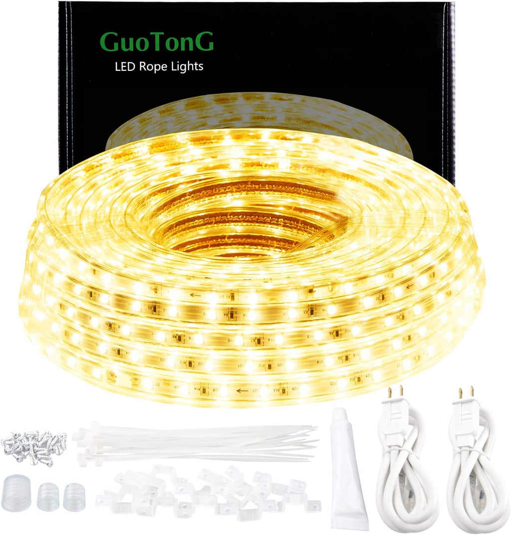 Daylight White 6000K LED Strip Light IP65 Waterproof 131.2ft Z3291