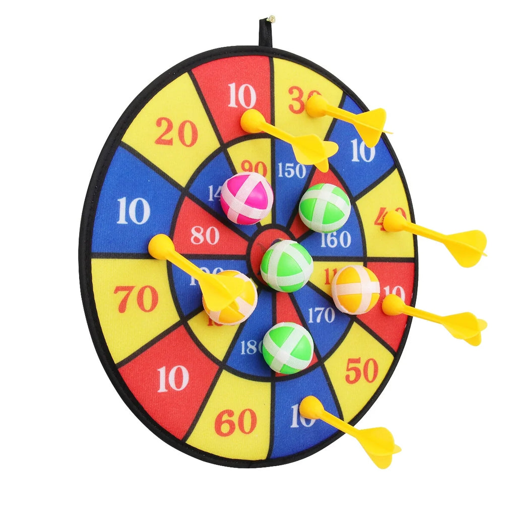 Flocking Dart Board with 4pcs Darts Dartboard Set U156