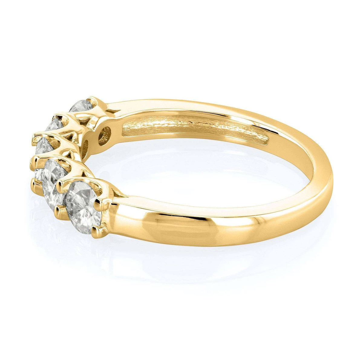 14K White Gold Bridal Wedding Band O763719