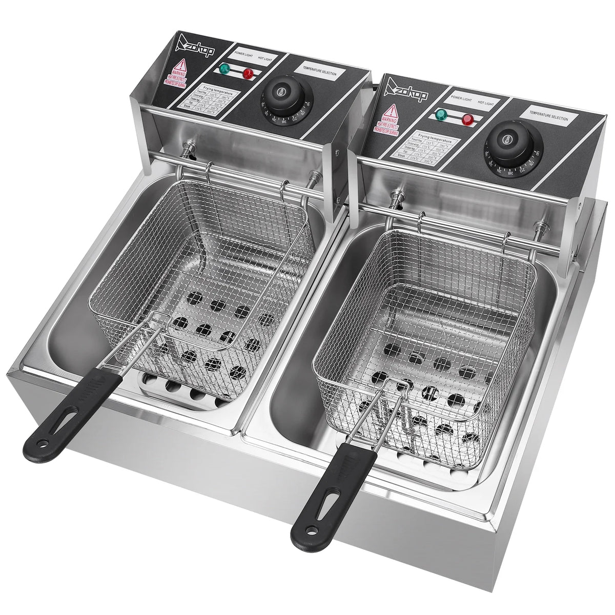 12.7QT 5000W Electric Deep Fryer with Basket C236911