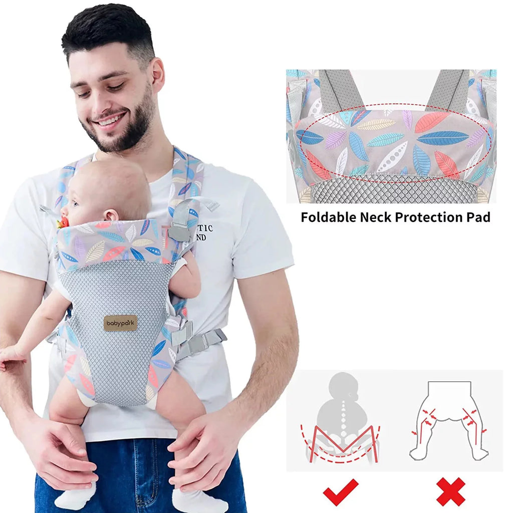 4-in-1 Baby Carrier with Adjustable Holder E6243