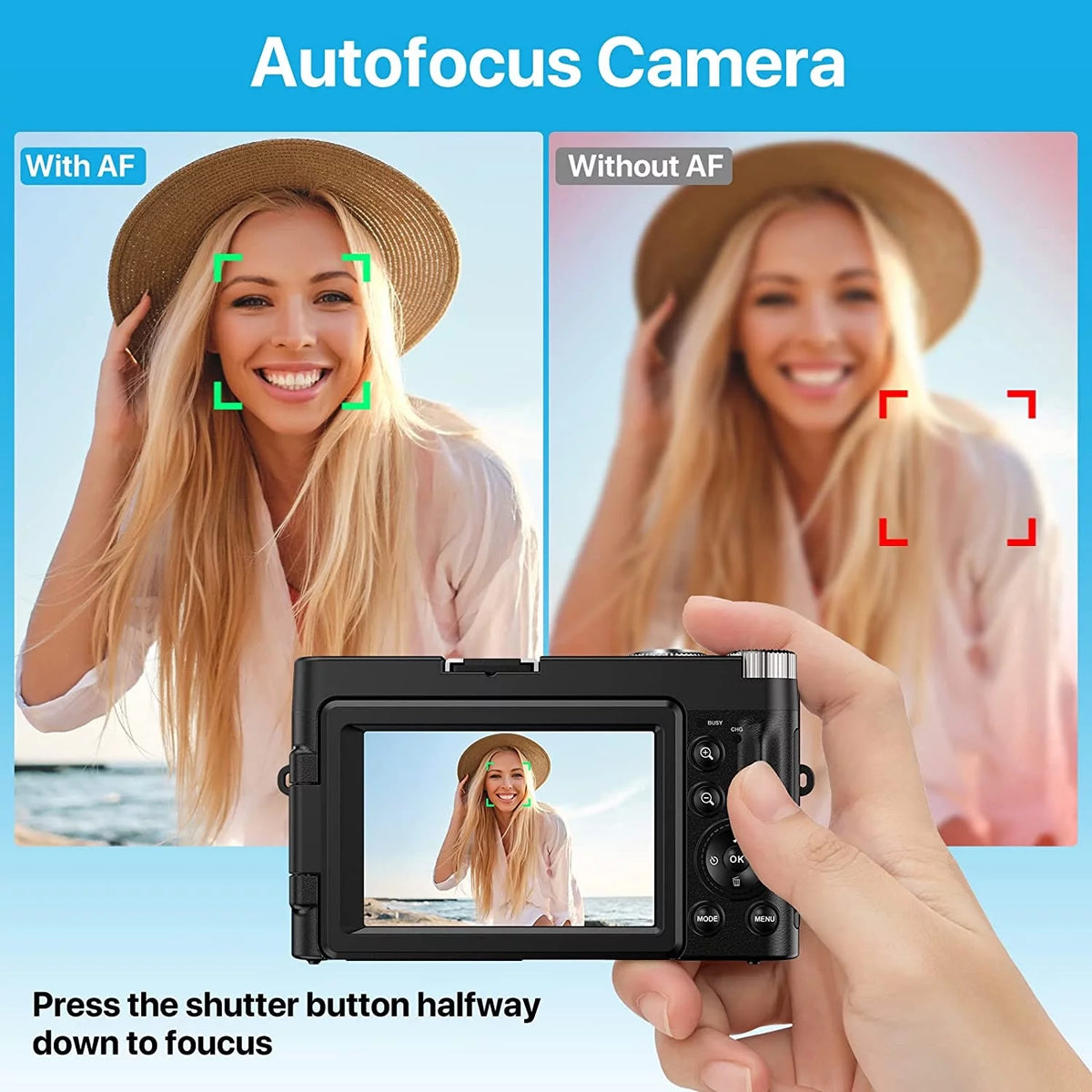 4K Digital Camera with 32GB SD Card L10611