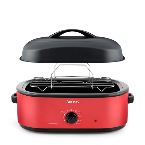 18Qt. Roaster Oven with High-Dome Lid, Black S770