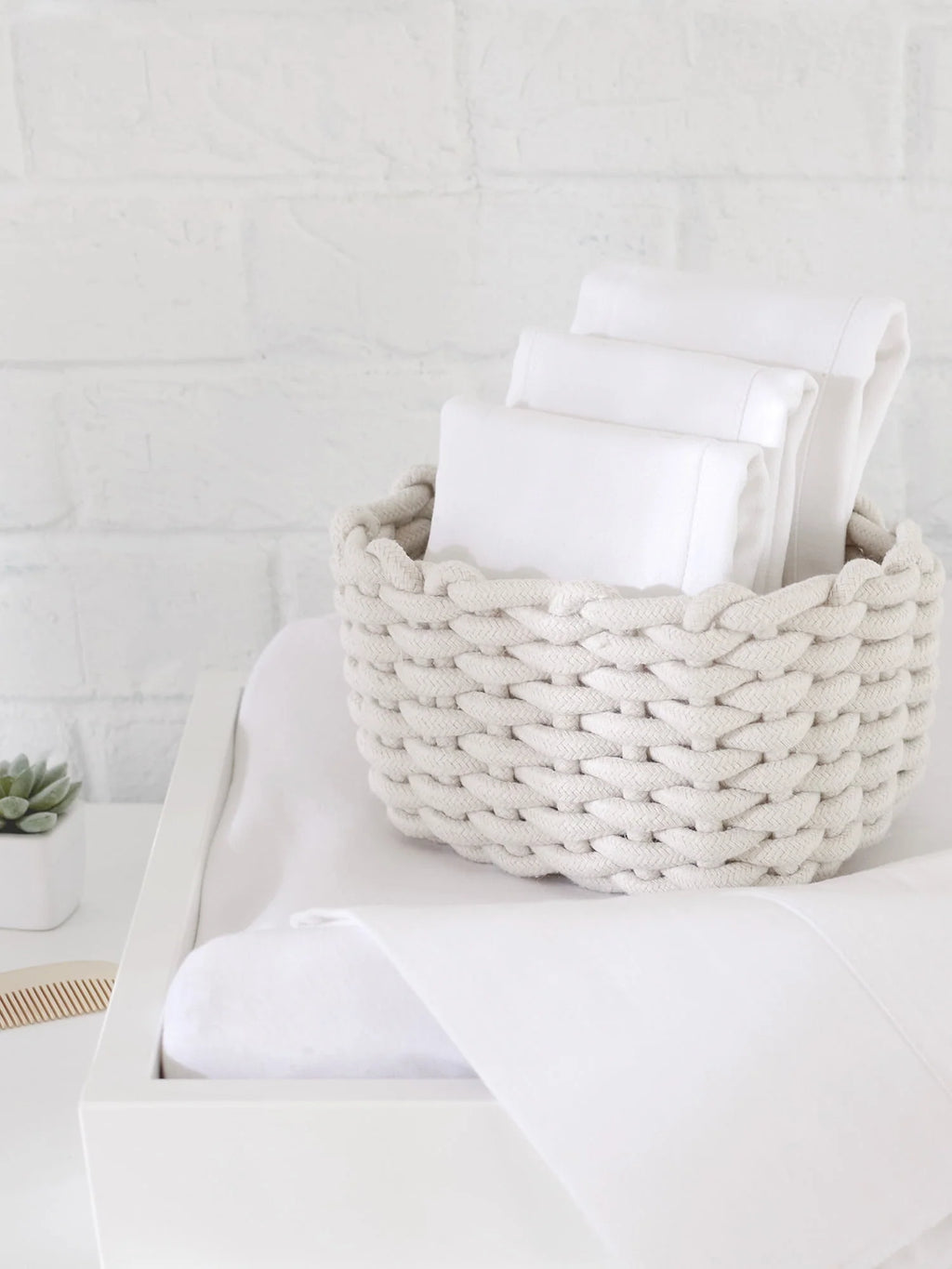 White Flatfold Cloth Baby Diaper 10-Pack W12270