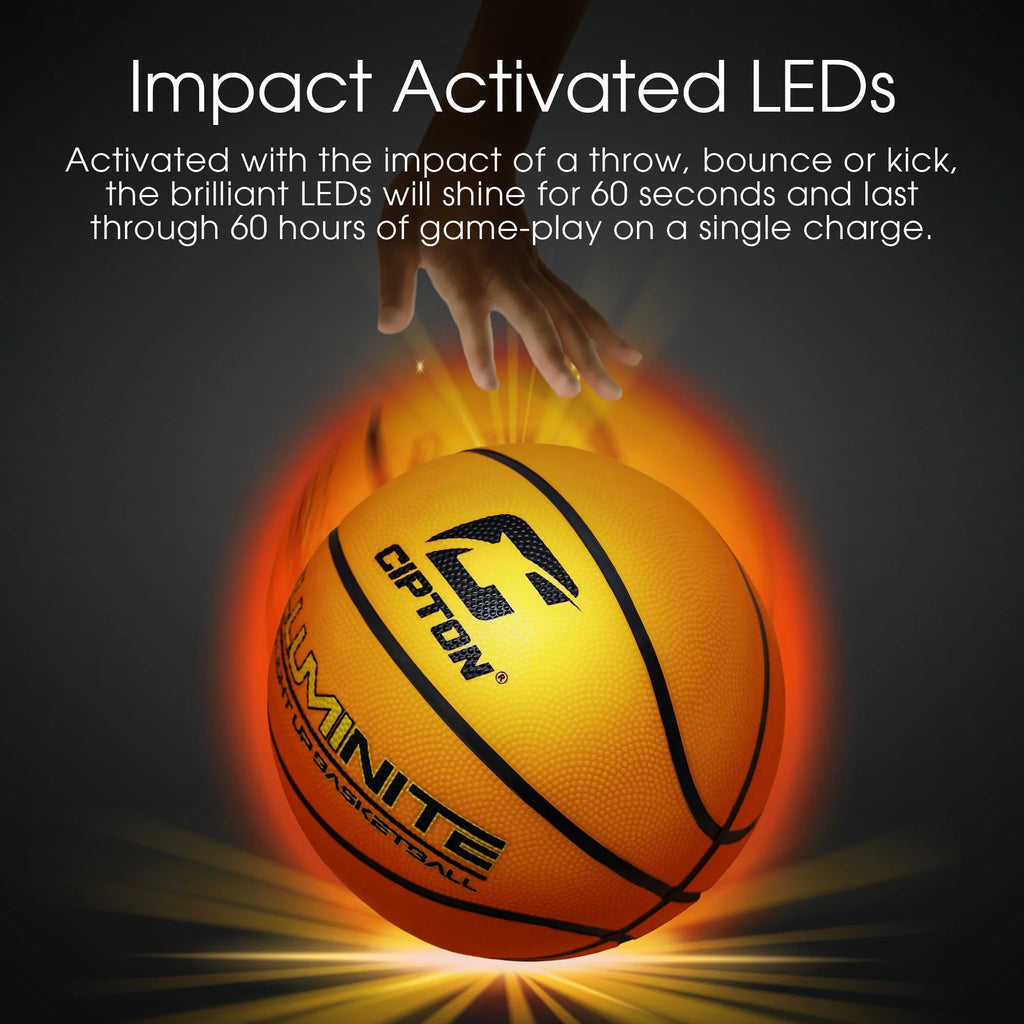 Light Up Youth Size 27.5 Inch Basketball W9612
