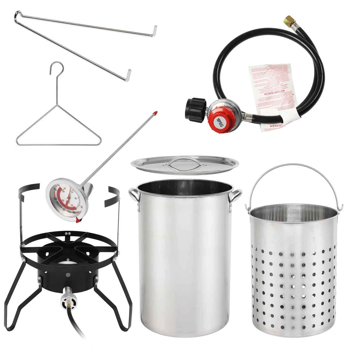 50qt Stainless Steel Outdoor Fryer C645