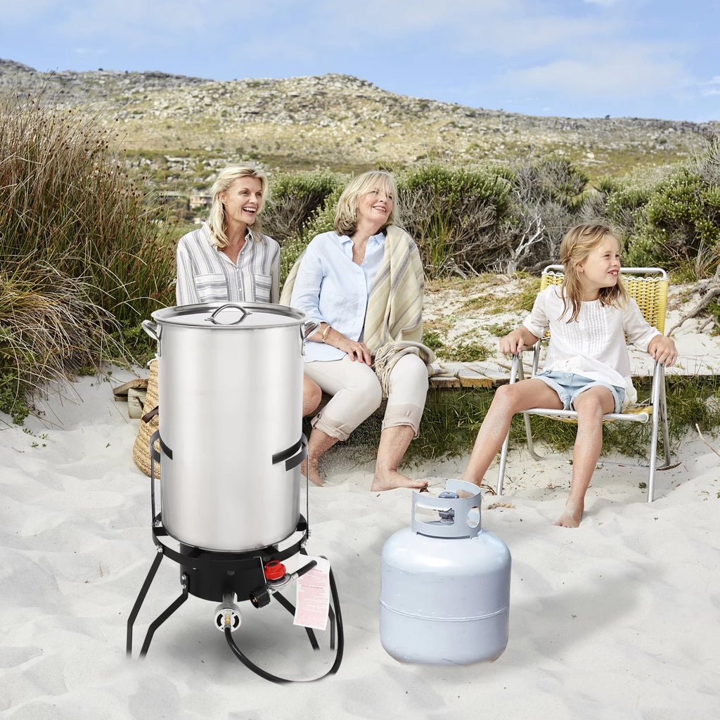 50qt Stainless Steel Outdoor Fryer C645