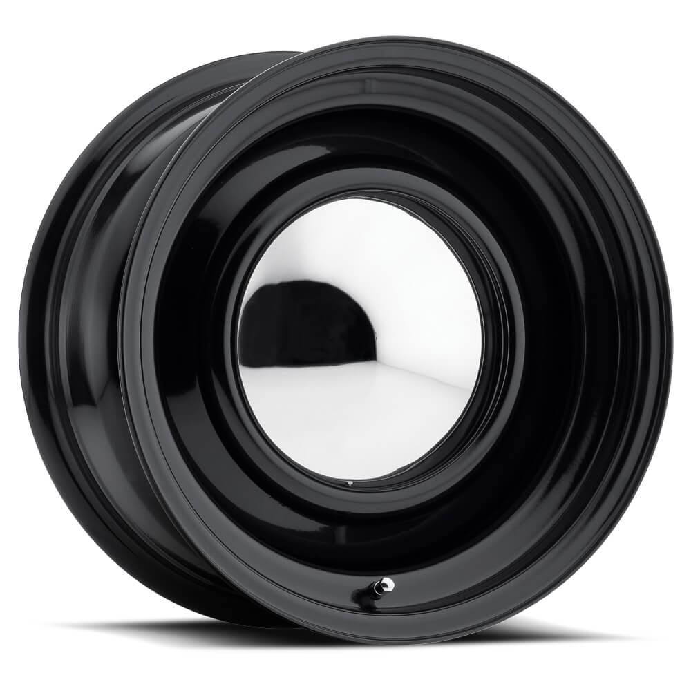 15x22 Polished Black Wheel U886