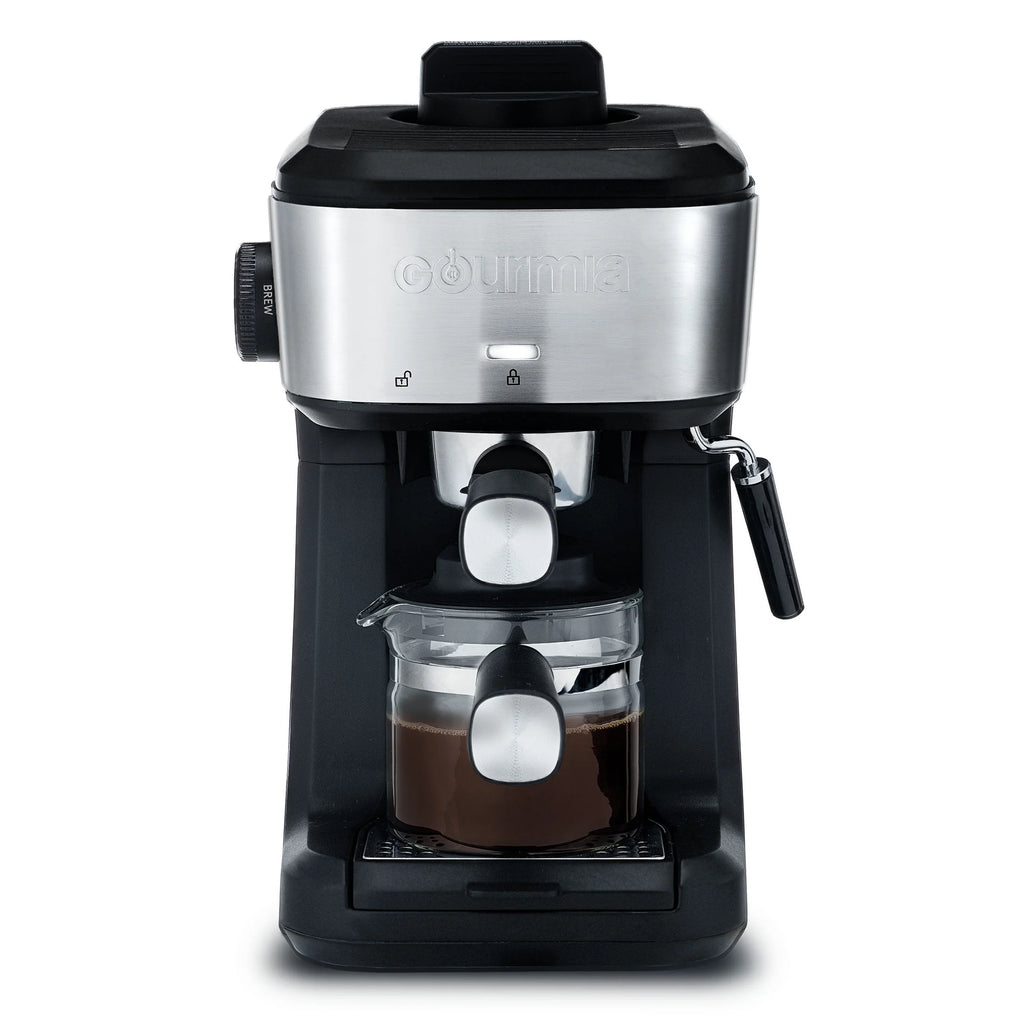 Steam Espresso, Cappuccino, and Latte Maker with Frothing Wand U616483