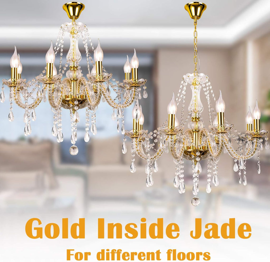 K9 Crystal 8 Lights Pendant Ceiling Lamp S576375