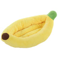 Banana Shape Washable Dog Bed with Removable Cushion F718095