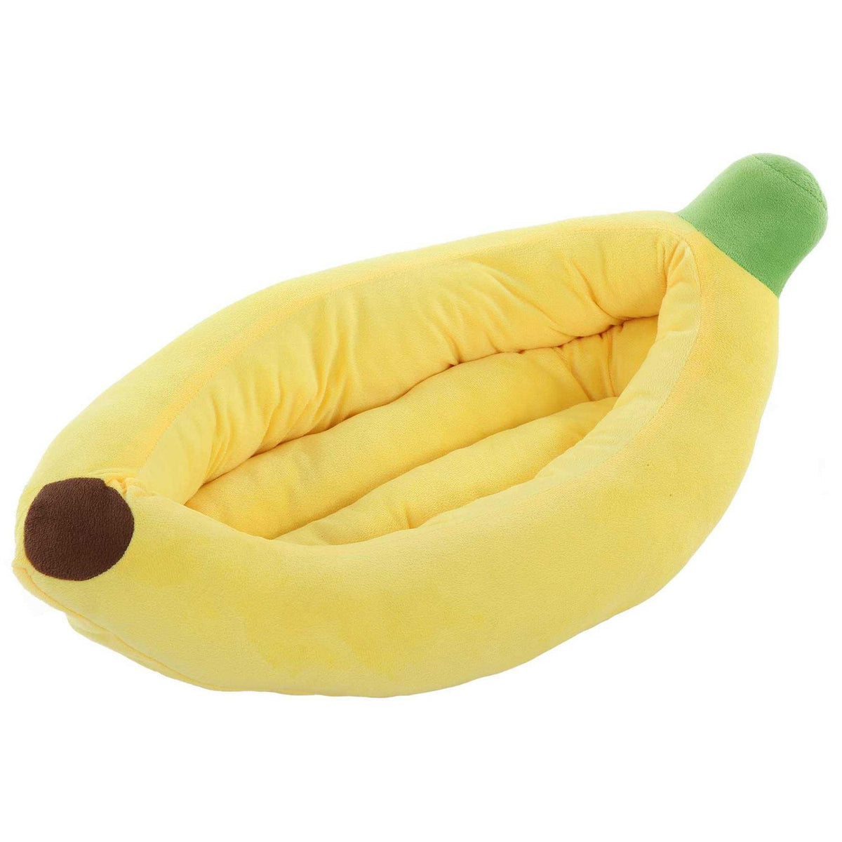 Banana Shape Washable Dog Bed with Removable Cushion F718095