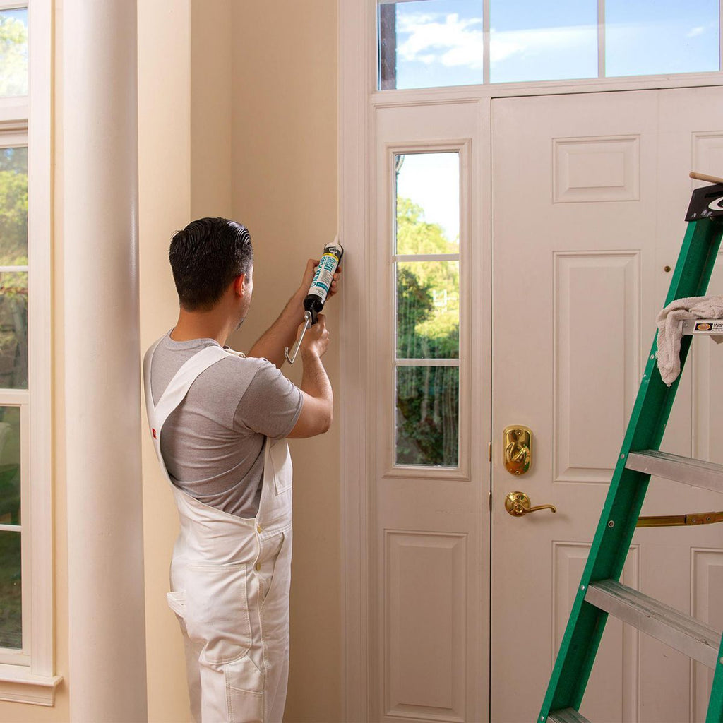 White Acrylic Latex Silicone Caulk B180010