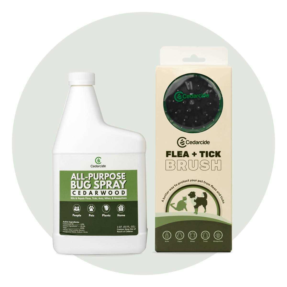 Flea + Tick Pet Brush N91922