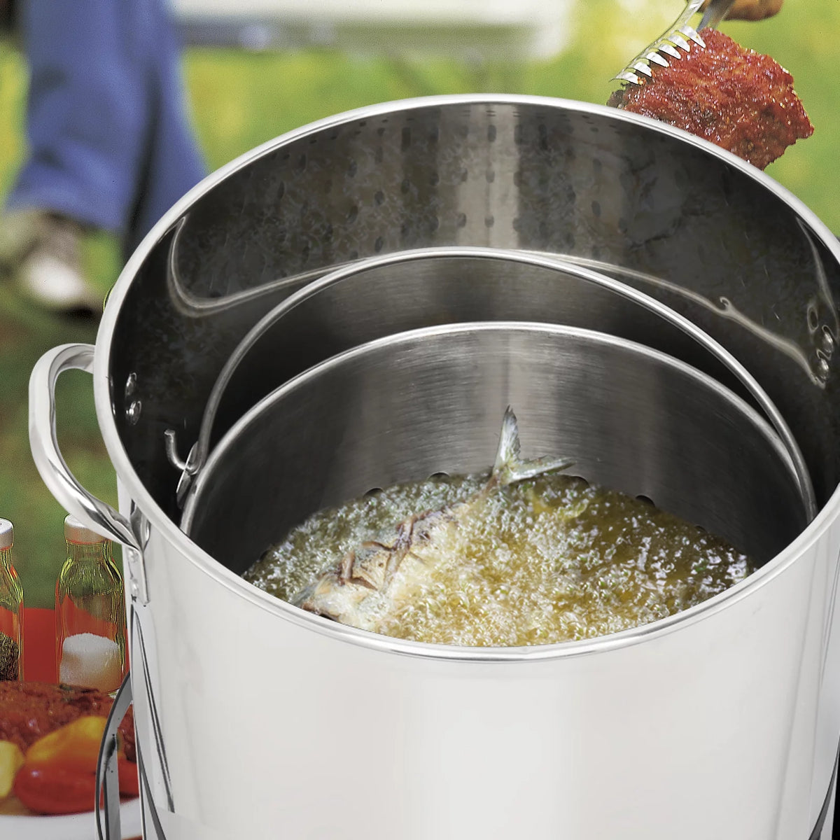 50qt Stainless Steel Outdoor Fryer C645