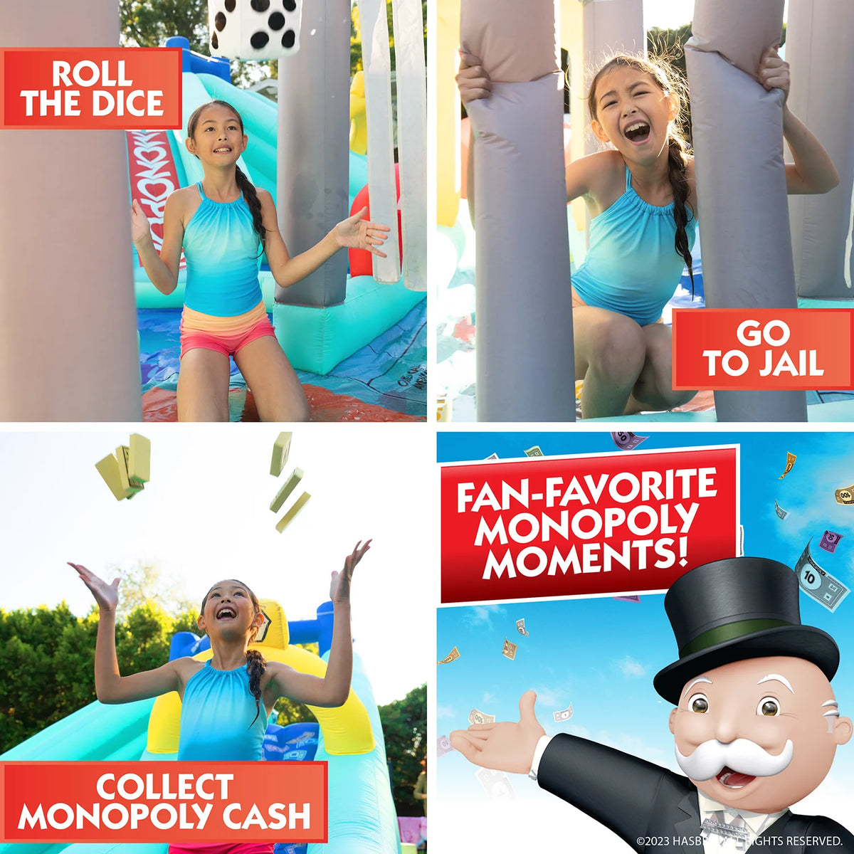 Lawn Water Slide and Obstacle Course L963619