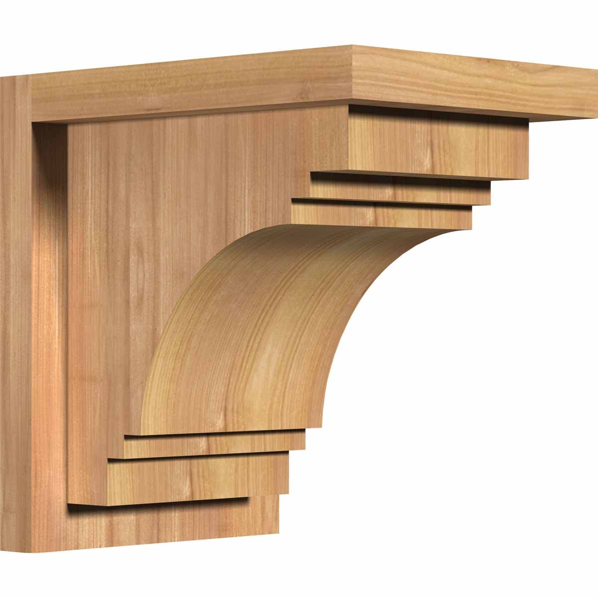 Western Red Cedar Corbel with Backplate S339