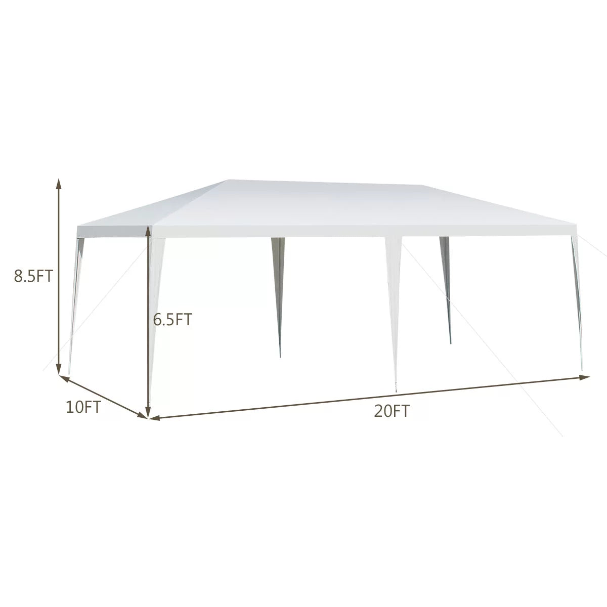 10'x20' Heavy Duty Outdoor Canopy C69331