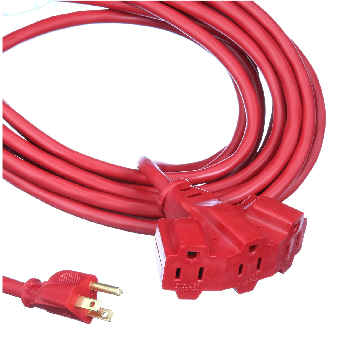 25FT 14/3 Triple Outlet Extension Cord D807