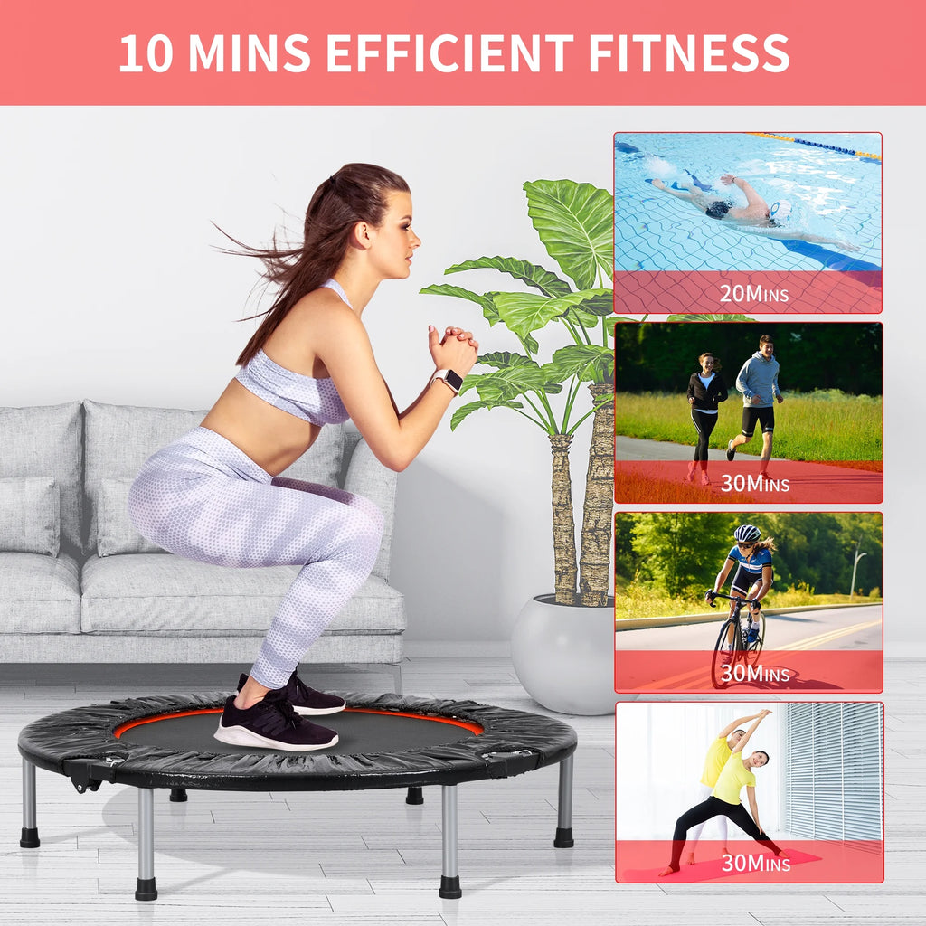 40 Mini Trampoline with Adjustable Foam Handle L7543