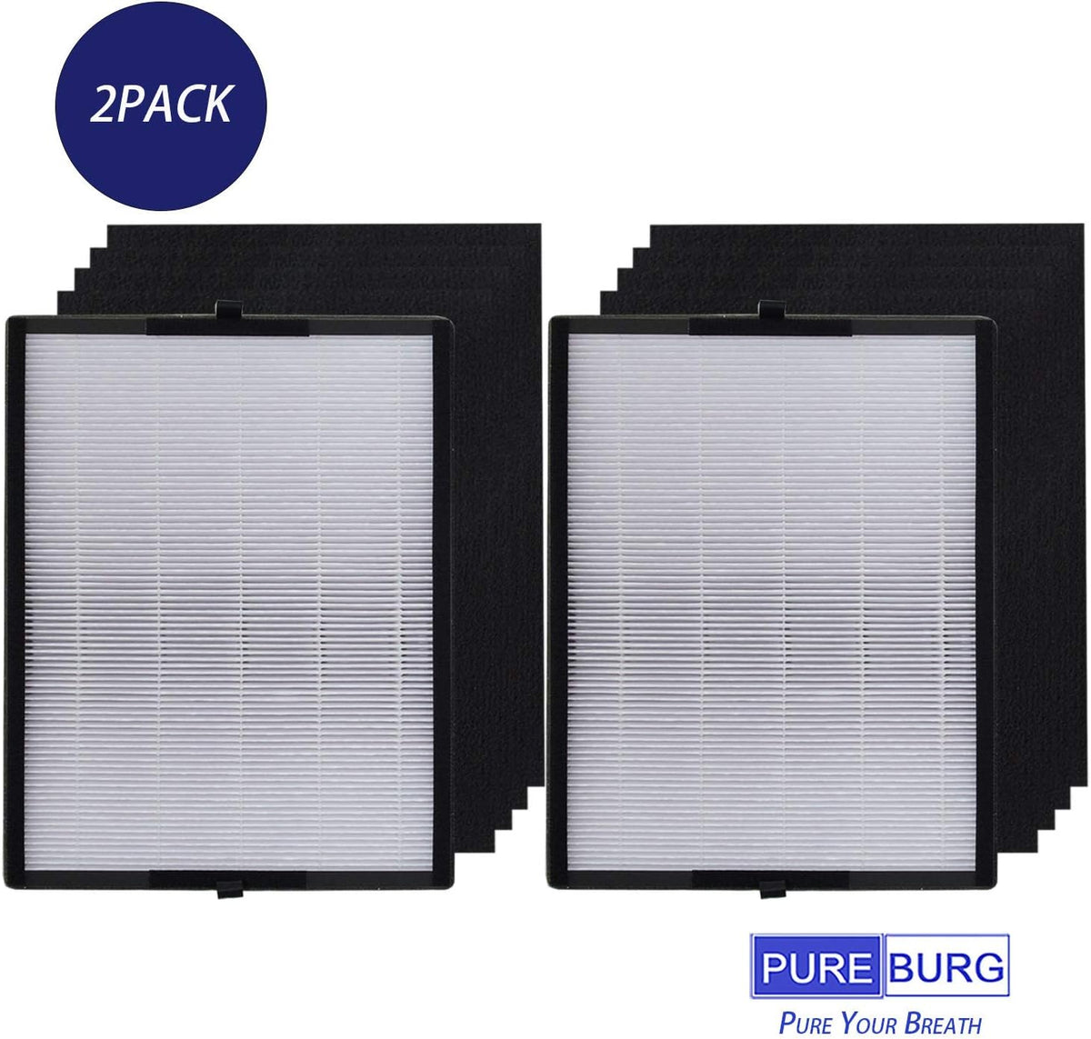 2-Pack Replacement TRUE HEPA Filter Set S274