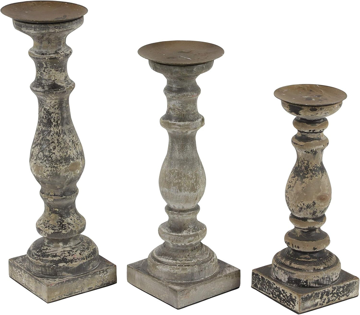 Wood Candle Holder Set of 3 A8254