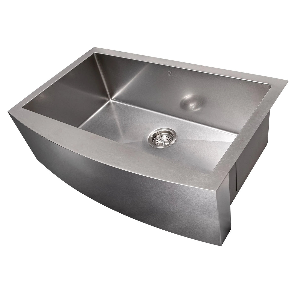 33 in. Farmhouse Apron Mount Single Bowl Stainless Steel Kitchen Sink with Bottom Grid U6269