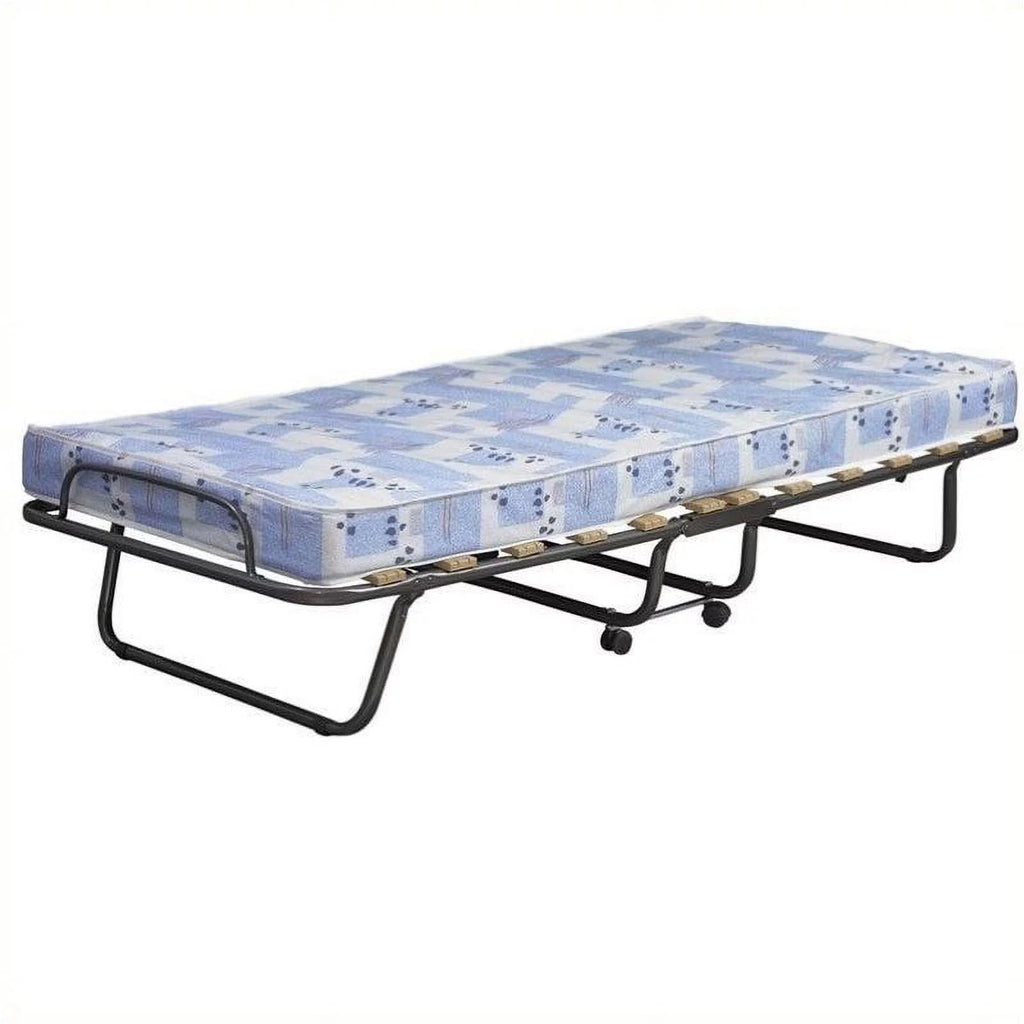 Folding Bed in Blue and White T532