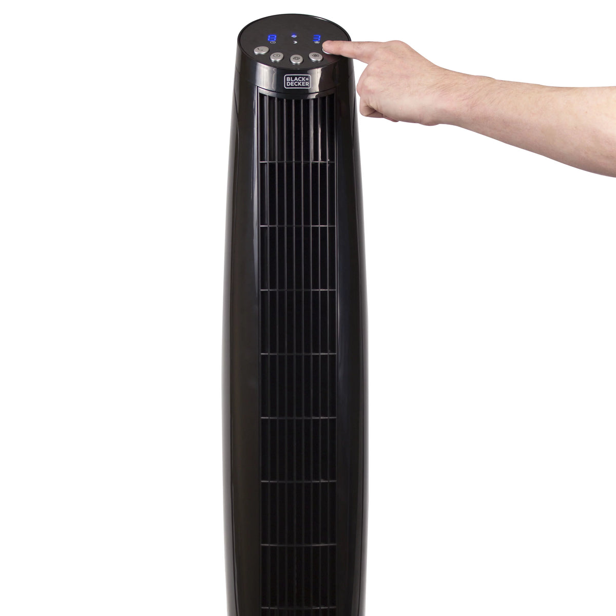 Oscillating Tower Fan with LED Display & Remote A775649