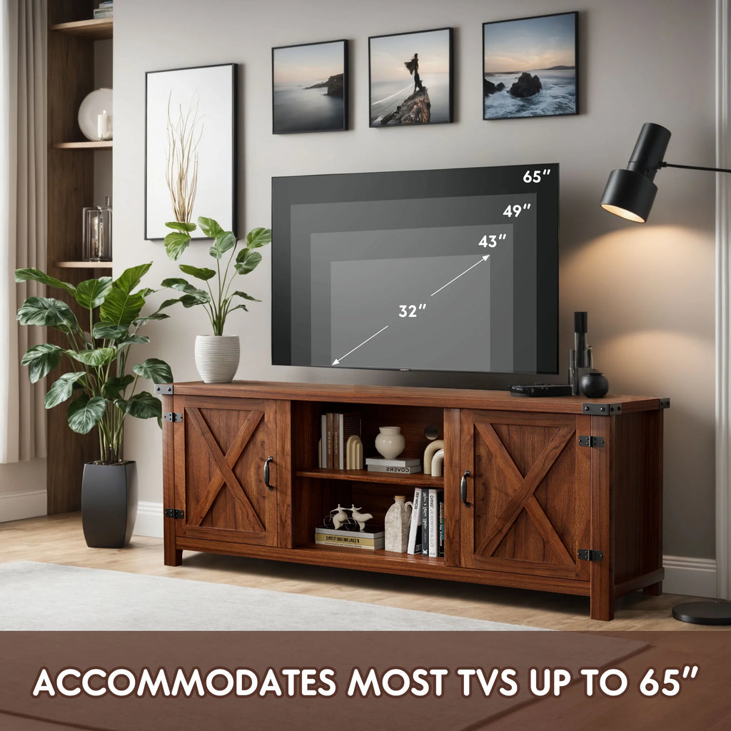 58 Modern Farmhouse Two-Door TV Stand S135042