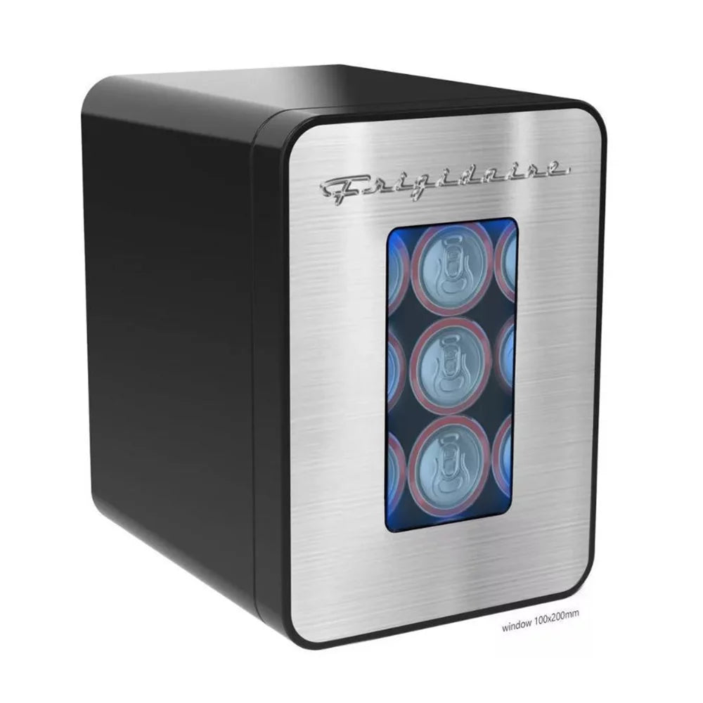 15 Can Mini Fridge with Stainless Steel Door Q4905