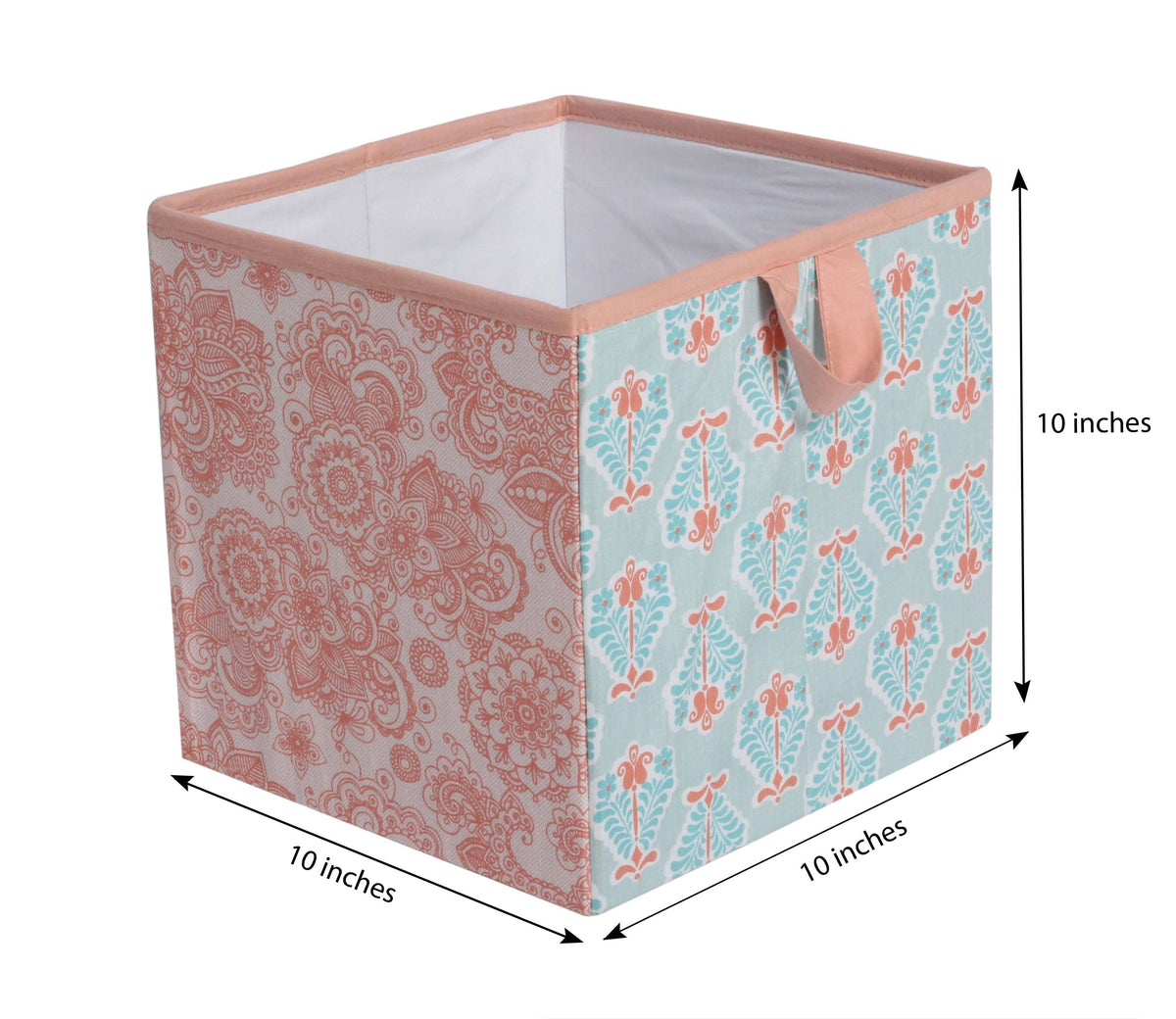Paisley Kids Storage Laundary Hamper with Wooden Frame and Mesh Liner O906047