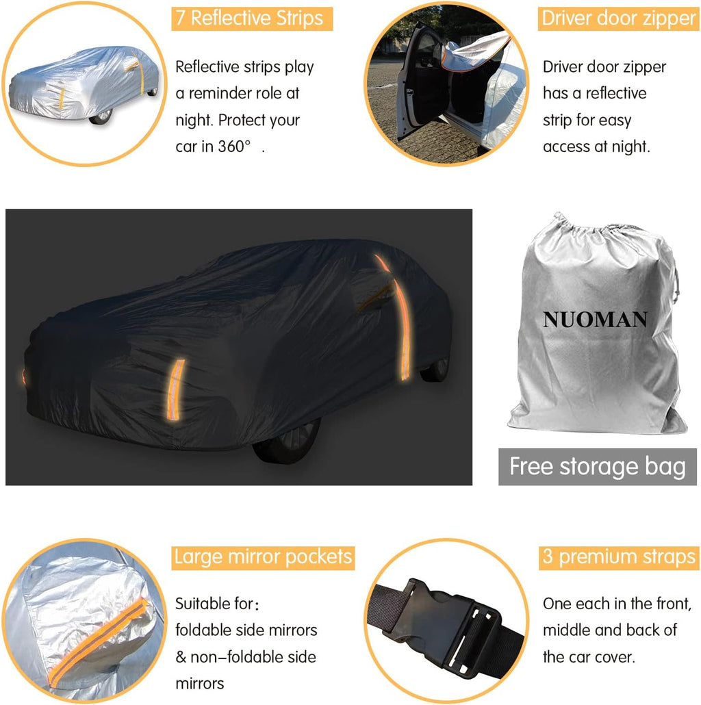 6 Layers Waterproof All Weather Truck Car Cover B3668