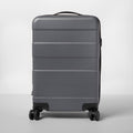 Hardside 20x22 Carry on Spinner Suitcase Dark Gray N832