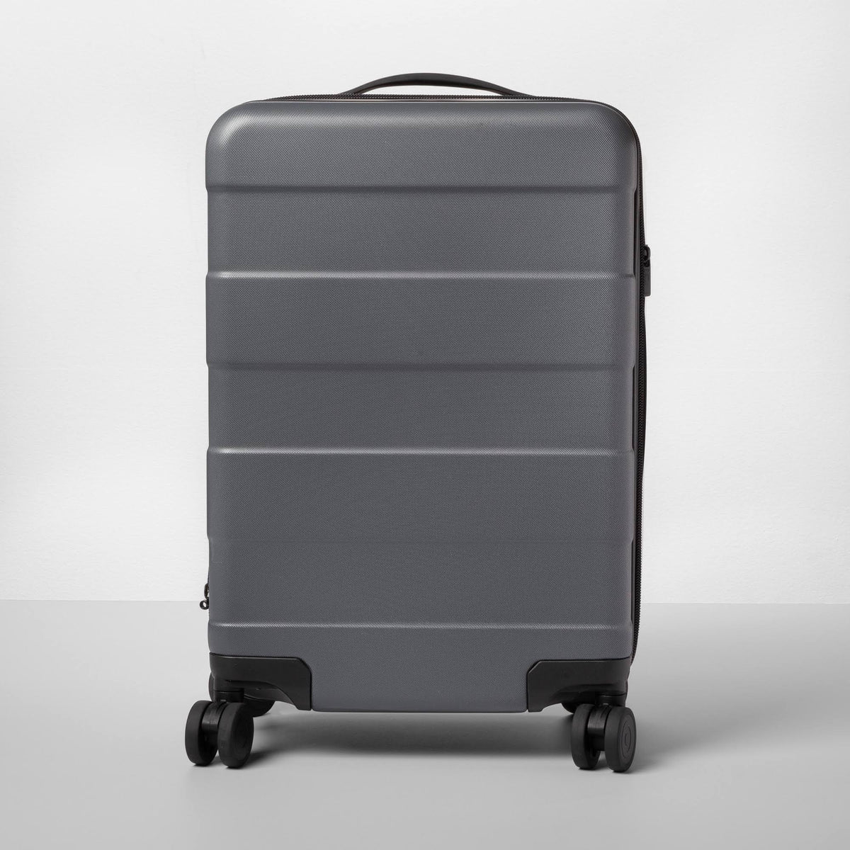 Hardside 20x22 Carry on Spinner Suitcase Dark Gray N832