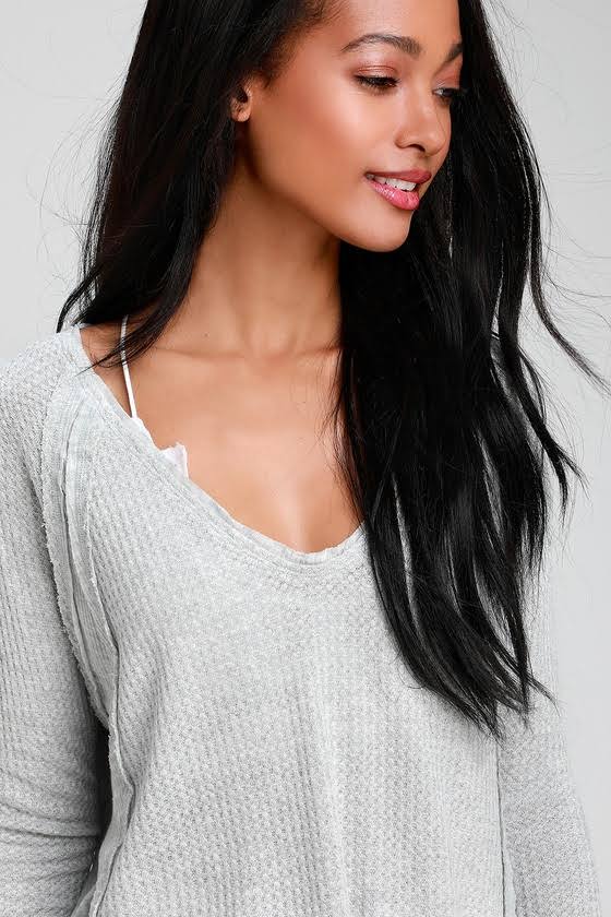 Grey Thermal Top N654612