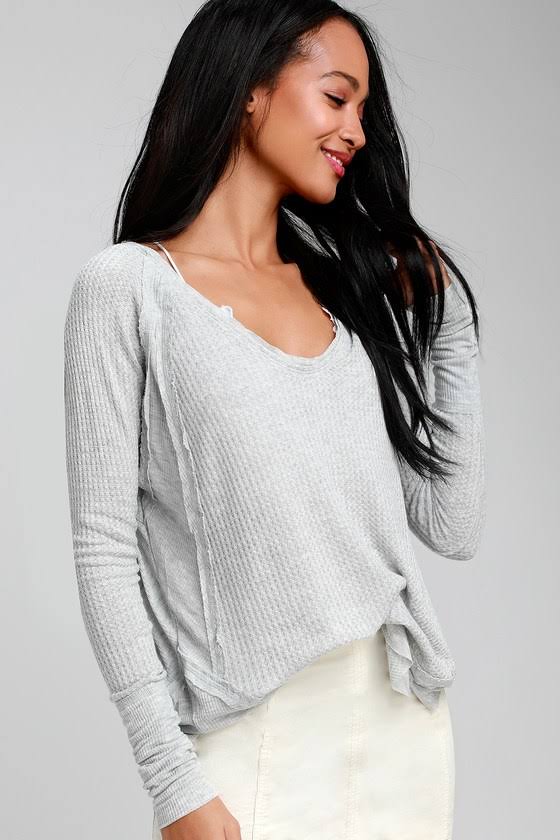 Grey Thermal Top N654612