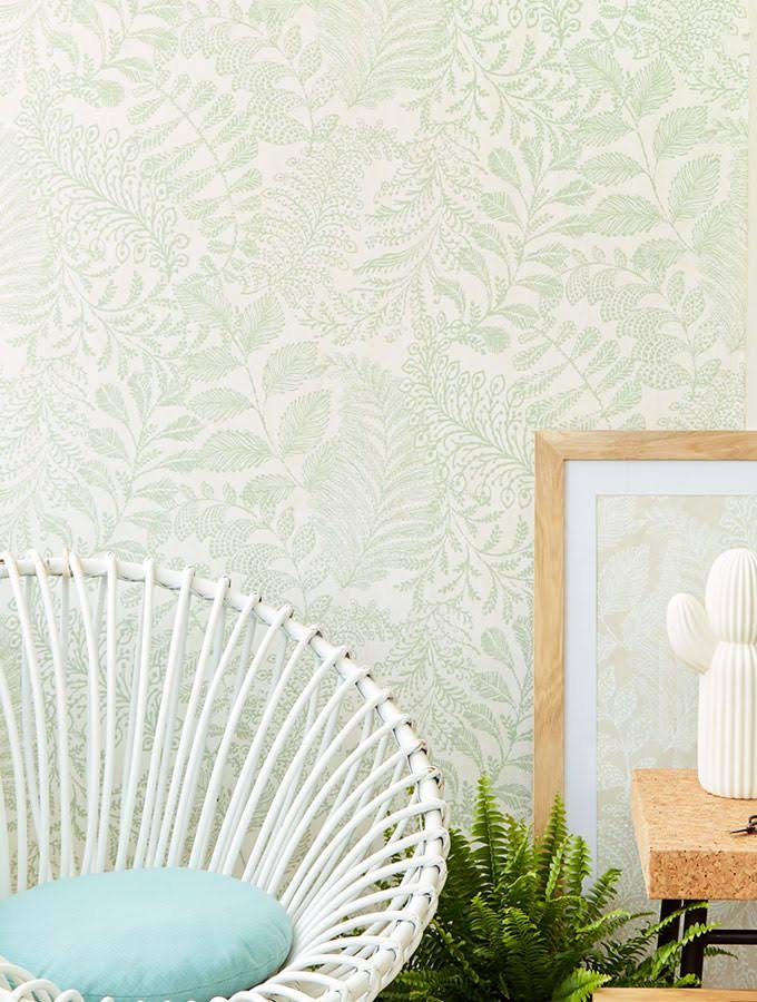 Mint Botanical Wallpaper F849005
