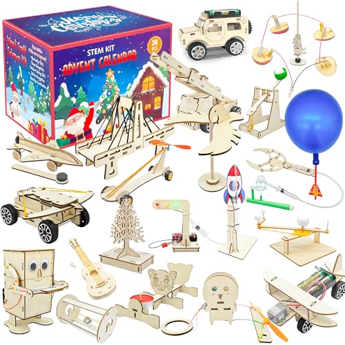 Wooden STEM Projects Kit Advent Calendar C319