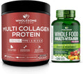 Whole Food Multivitamin for Women + Multi Collagen Protein Powder Hydrolyzed Bundle P78011